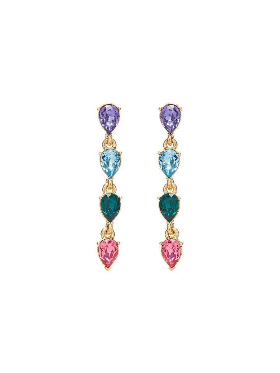 Women Oscar De La Renta Crystal Tooth Drop Earrings Earrings - 1
