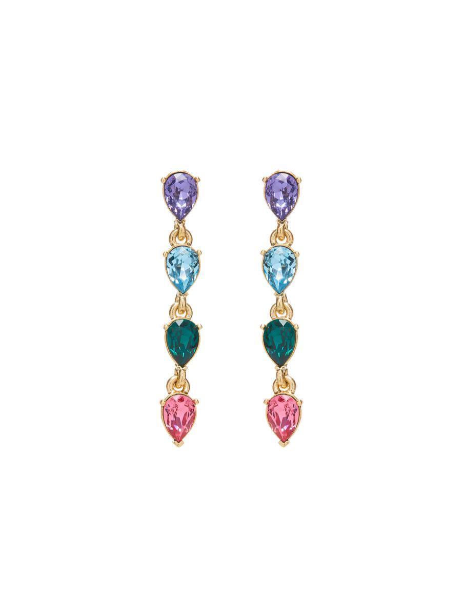 Women Oscar De La Renta Crystal Tooth Drop Earrings Earrings