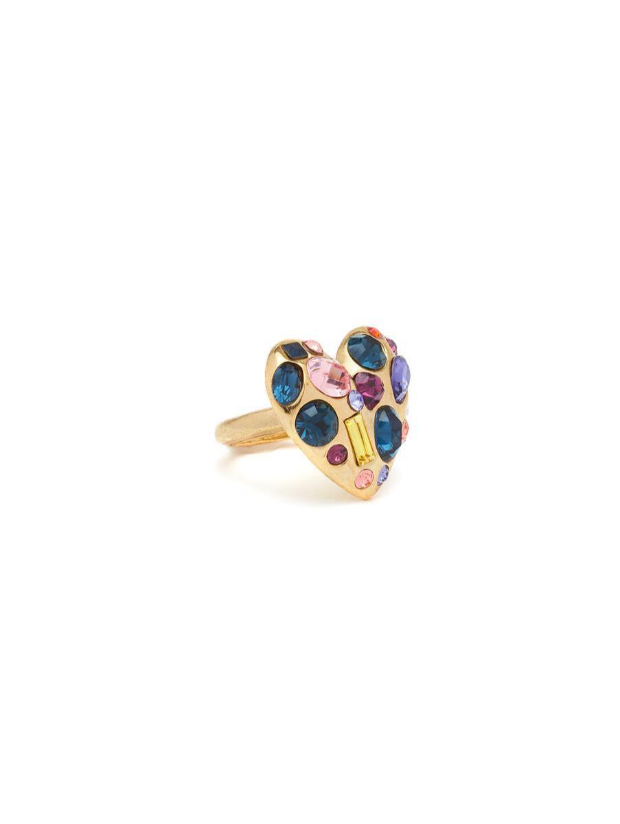 Gemstone Heart Ring Oscar De La Renta Women Rings - 1