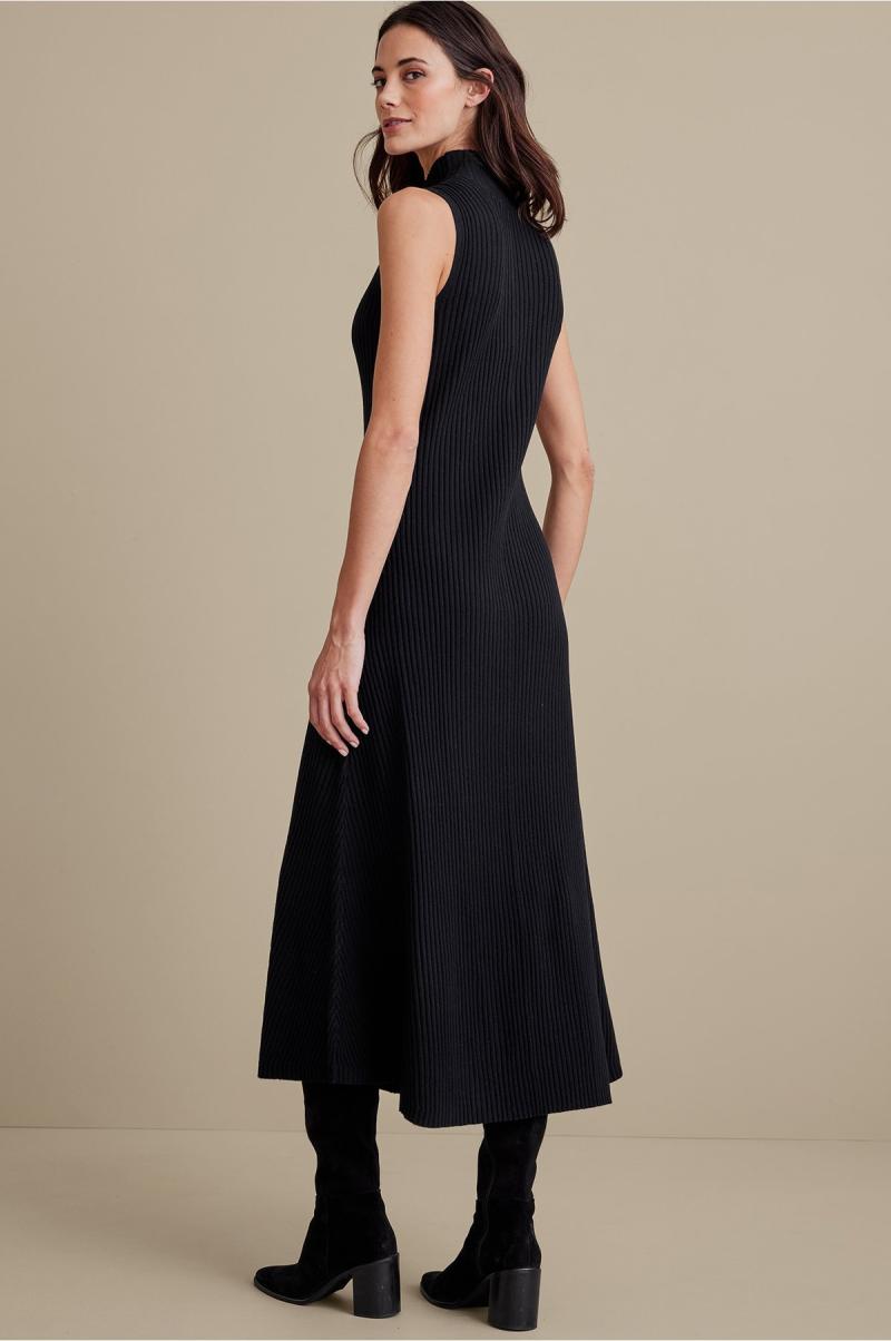 Black Dresses Latest Soft Surroundings Women Carolyn Dress - 1