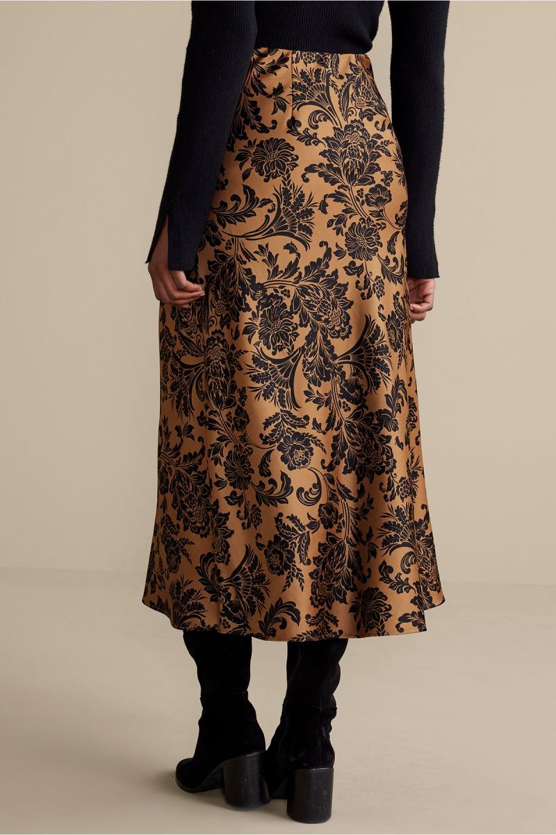 Neutral Floral Skirts Samira Skirt Slashed Women Soft Surroundings - 2