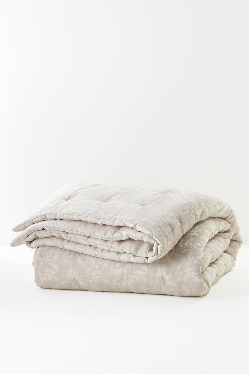 Bedding Soft Surroundings Precision Women Rose Sand Rosalyn Damask Comforter - 1