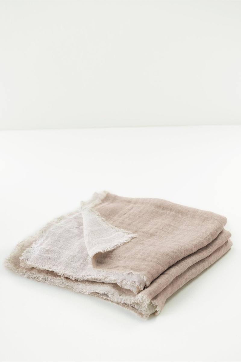 Latest Bedding Soft Surroundings Women Adrina Reversible Bedskirt White/Natural - 1