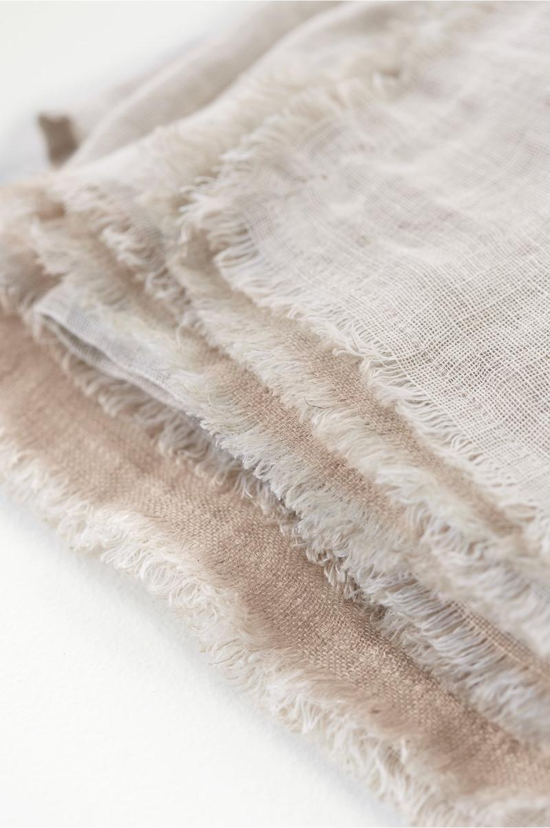 Latest Bedding Soft Surroundings Women Adrina Reversible Bedskirt White/Natural - 2