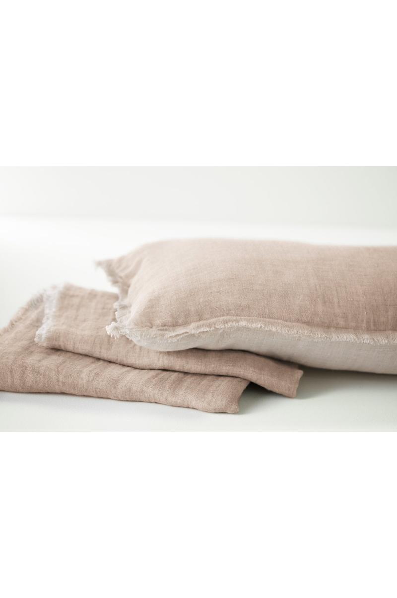 Soft Surroundings Adrina Long Bolster Pillow Bedding Women Professional Ivory - 4