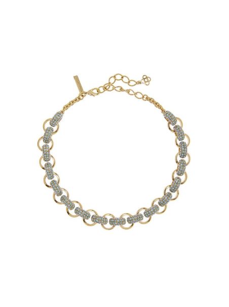 Necklaces Pave Crystal Link Necklace Women Oscar De La Renta