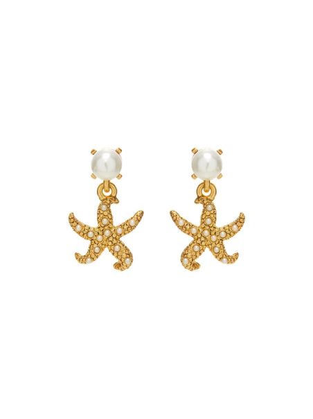 Earrings Oscar De La Renta Pearl Starfish Drop Earrings Women