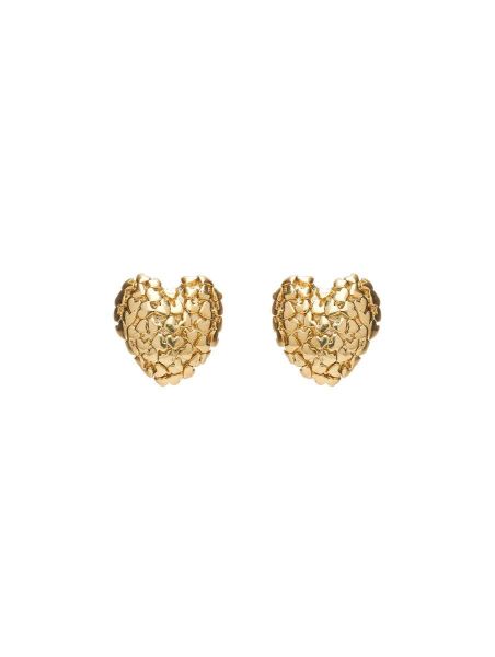 Oscar De La Renta Heart Cluster Earrings Women Earrings
