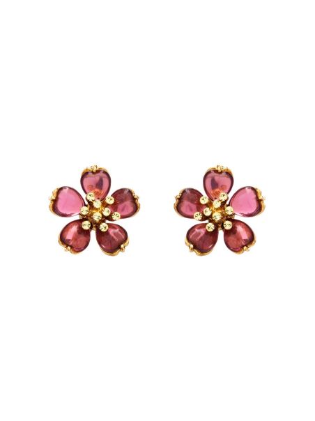 Women Rosalia Flower Earrings Oscar De La Renta Earrings