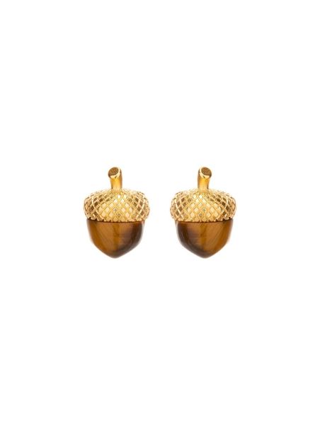 Oscar De La Renta Women Earrings Mini Acorn Earrings