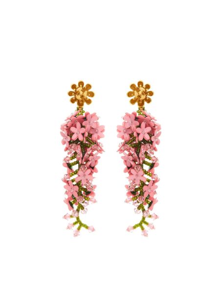 Cascading Flower Earrings Oscar De La Renta Earrings Women