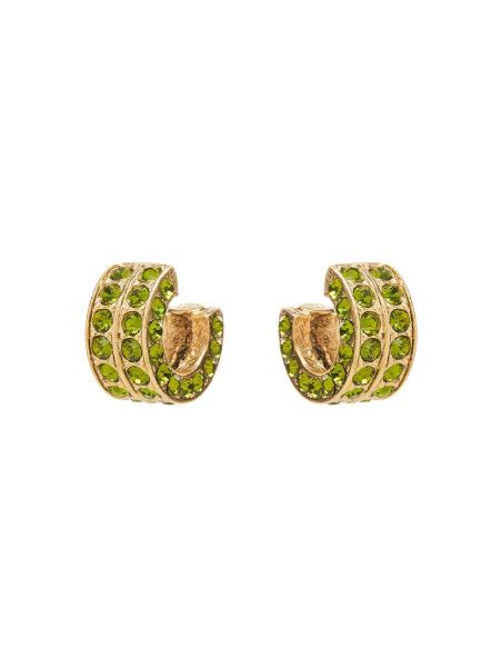 Earrings Double Mini Hoop Earrings Women Oscar De La Renta