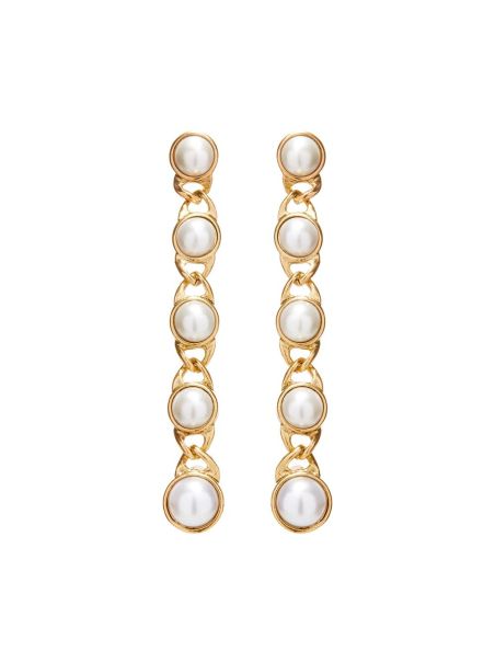 Monntclair Pearl Earrings Oscar De La Renta Wedding Guest Women