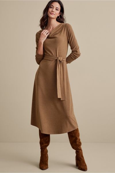 Women Paula Dress Exceptional Soft Surroundings Dresses Cocoa Brown