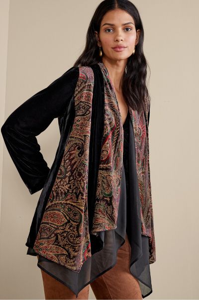 Women Versatile Jackets & Coats Paisley Multi Castle Garden Jacket Soft Surroundings