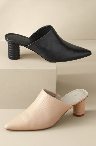 Shoes Sanctuary Swag Textured Heel Slide Women Soft Surroundings Offer Black