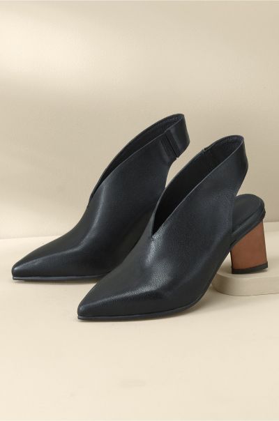 Black Shoes Antelope Hedda Slingback Mule Superior Women Soft Surroundings