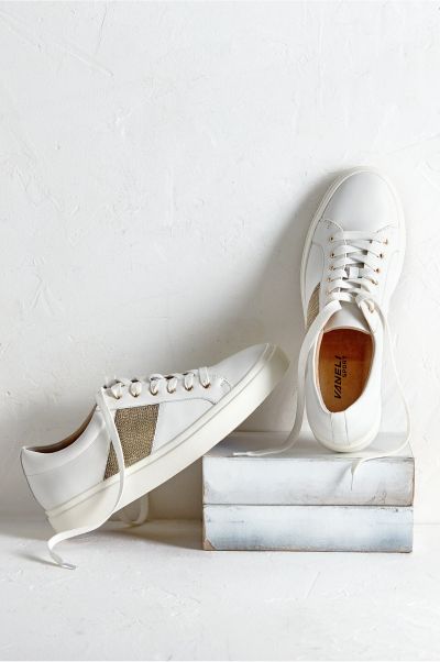 White Soft Surroundings Vaneli Yavin Chain Sneaker Women Shoes Offer