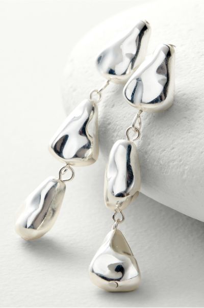 Soft Surroundings Silver Women Versatile Alara Drop Earring Jewelry