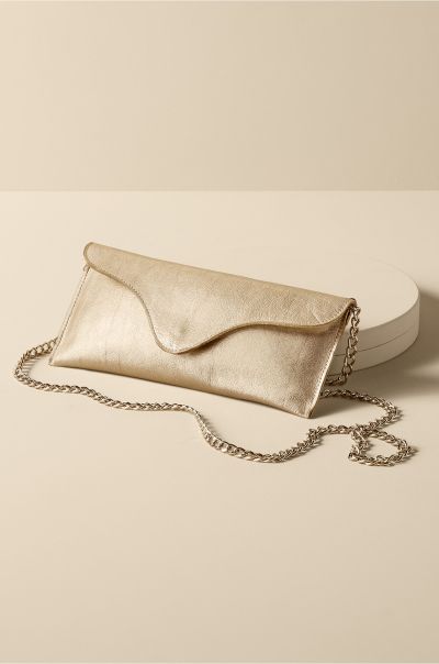 Women Handbags Trusted Platinum Mtllc Soft Surroundings Milena Envelope Clutch