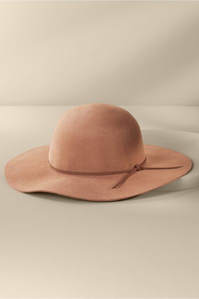 Soft Surroundings Hats Women Westie Wool Floppy Hat Practical Ivy